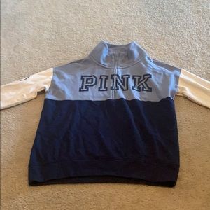 VS PINK quarter zip sweatshirt